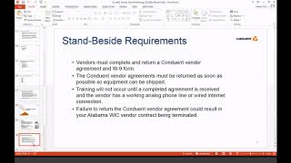 Alabama eWIC Vendor Kick-Off Meeting Part 1