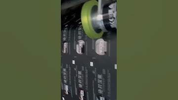 Uv flying marking machine works on production line, multiple printing at same time.