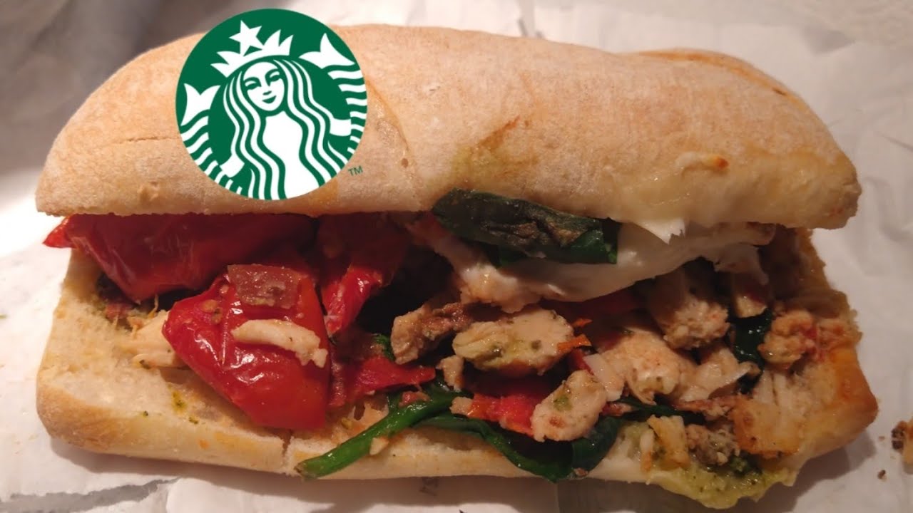 Starbucks Chicken Caprese on Ciabatta Review - YouTube