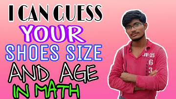 I Can Guess Your Shoes Size 👞And your Age👨‍🦱🧒👦