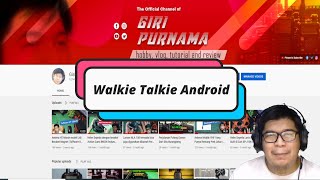 Aplikasi yang menjadikan Android berfungsi sebagai Walkie Talkie screenshot 1