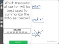 Measures of Center with Outliers