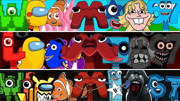 Incredibox Sprunki OC Phase 1 to Phase 3 M (Alphabet Lore), Finding Nemo, 67 kid, Pikachu Among Us