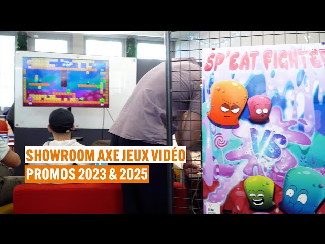 Showroom : les étudiants en jeux vidéo exposent leurs projets
