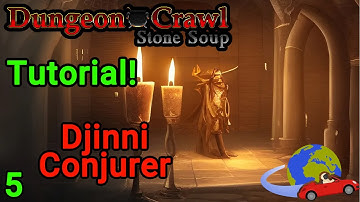 DCSS Tutorial- Djinni Conjurer- Learn how to use spells! Ep 5