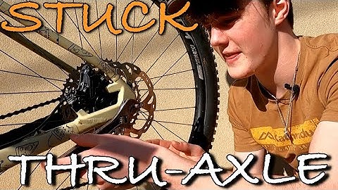 How to get a stuck thru axle out of your MTB!