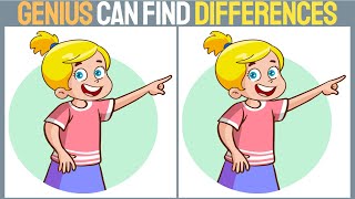 【Spot the Difference】Genius can find differences!! | Find 3 Differences between two pictures