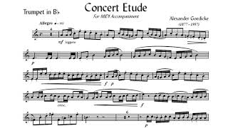 [TRUMPET SOLO] Concert Etude, A. Goedicke