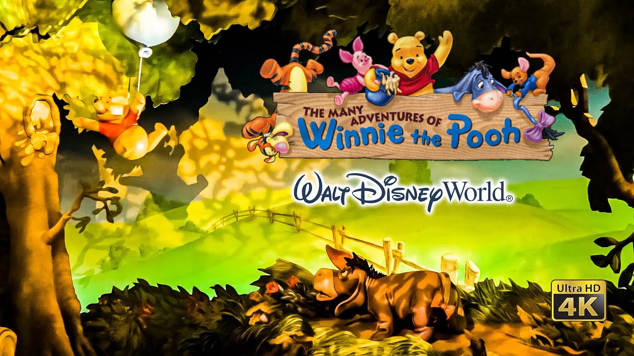 The Many Adventures of Winnie the Pooh On Ride Low Light UltraHD 4K POV ...