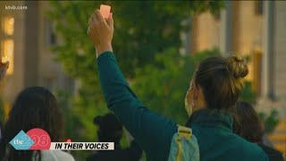Black Lives Matter vigil in their voices