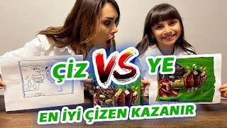 Li̇na İle Çi̇z Vs Ye Challenge En İyi̇ Çi̇zen Kazanir 