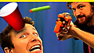 Nerf Trick Shots!