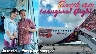 PERDANA! BATIK AIR ID6846 JAKARTA - PANGKALPINANG vv