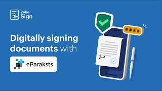 How to eSign document with eParaksts mobile in Zoho Sign | Qualified Electronic Signature screenshot 4