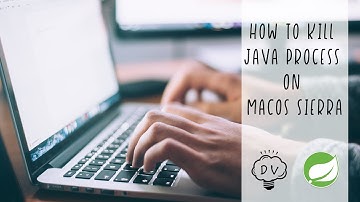 How to kill Java process on macOS Sierra