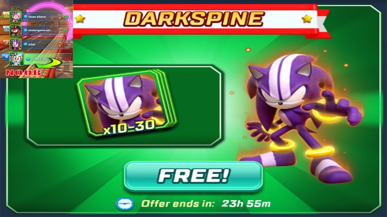 Darkspine Sonic Event Now Running in Sonic Forces Mobile - Games - Sonic  Stadium