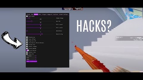 USING HACKS IN ARSENAL.....