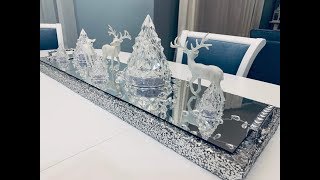 Новогодний декор! Зеркальная дорожка на стол! Mirror track on the holiday table