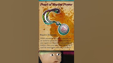 DND Magic Item Pearl of Martial Power