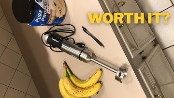 Amazon Basics Multi-Speed Immersion Hand Blender Review: Best price in the description below👇