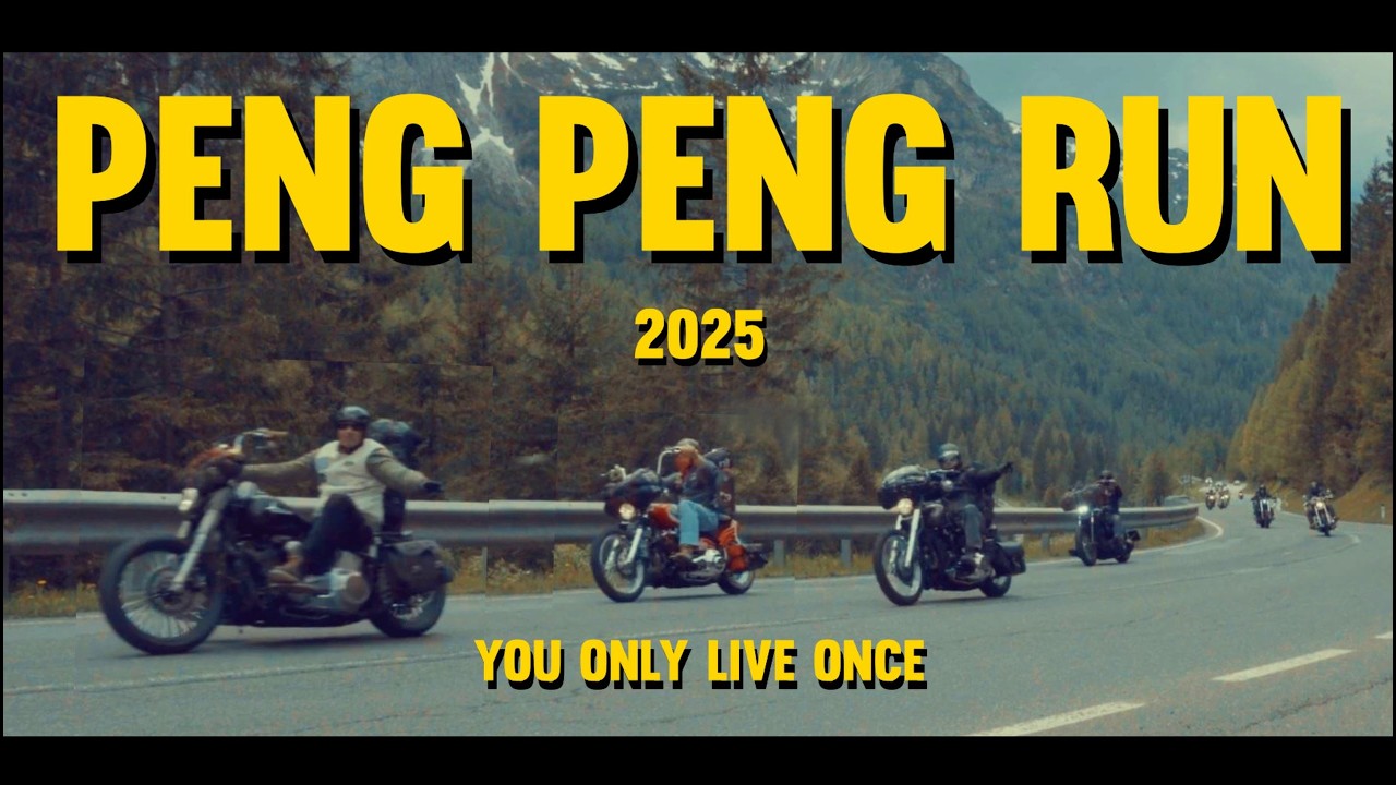🍻 PENG PENG RUN 2025 🍻 #Chopperrun. Harley Davidson and other Chopper. Road Movie 🤘