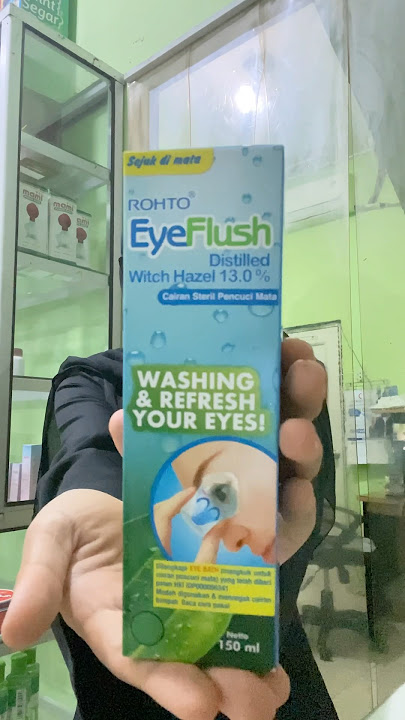 SERING DI JALAN DAN BERDEBU MATA IRITASI? CUCI MATA ANDA DENGAN ROHTO EYEFLUSH#cucimata #rohto