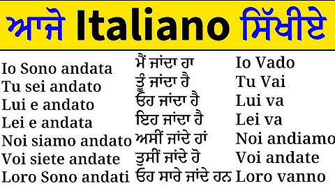 🇮🇹 Italian ਭਾਸ਼ਾ ਤੁਹਾਡੀ ਮੁੱਠੀ ਵਿਚ 🥳💯 #learnitalian #italiano 