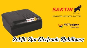 Sakthi Star Electronic Stabilizers || NS Million || Vk7projects || Dth tv Fridge on Stabilizers