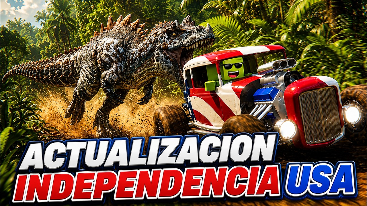 ACTUALIZACION 4 DE JULIO 🇺🇸 DIA DE LA INDEPENDENCIA + CODIGOS 🦴 EN PRIMAL PURSUIT ROBLOX MARTICREEP