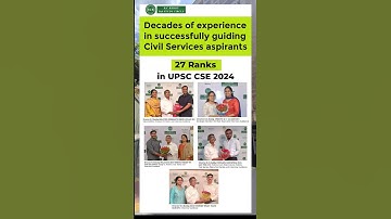 Congratulations to our UPSC CSE 2024 Ranker