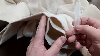 Using Micro flex Hooks rather than pin hooks in curtain making Using Micro flex Hooks rather than pin hooks in curtain making