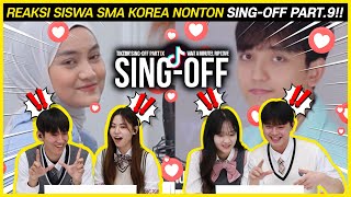 Reaksi Siswa Korea Nonton SING-OFF TIKTOK SONGS Part 9 Terbaru!! 😍😍 vs Eltasya Natasha | Reaction