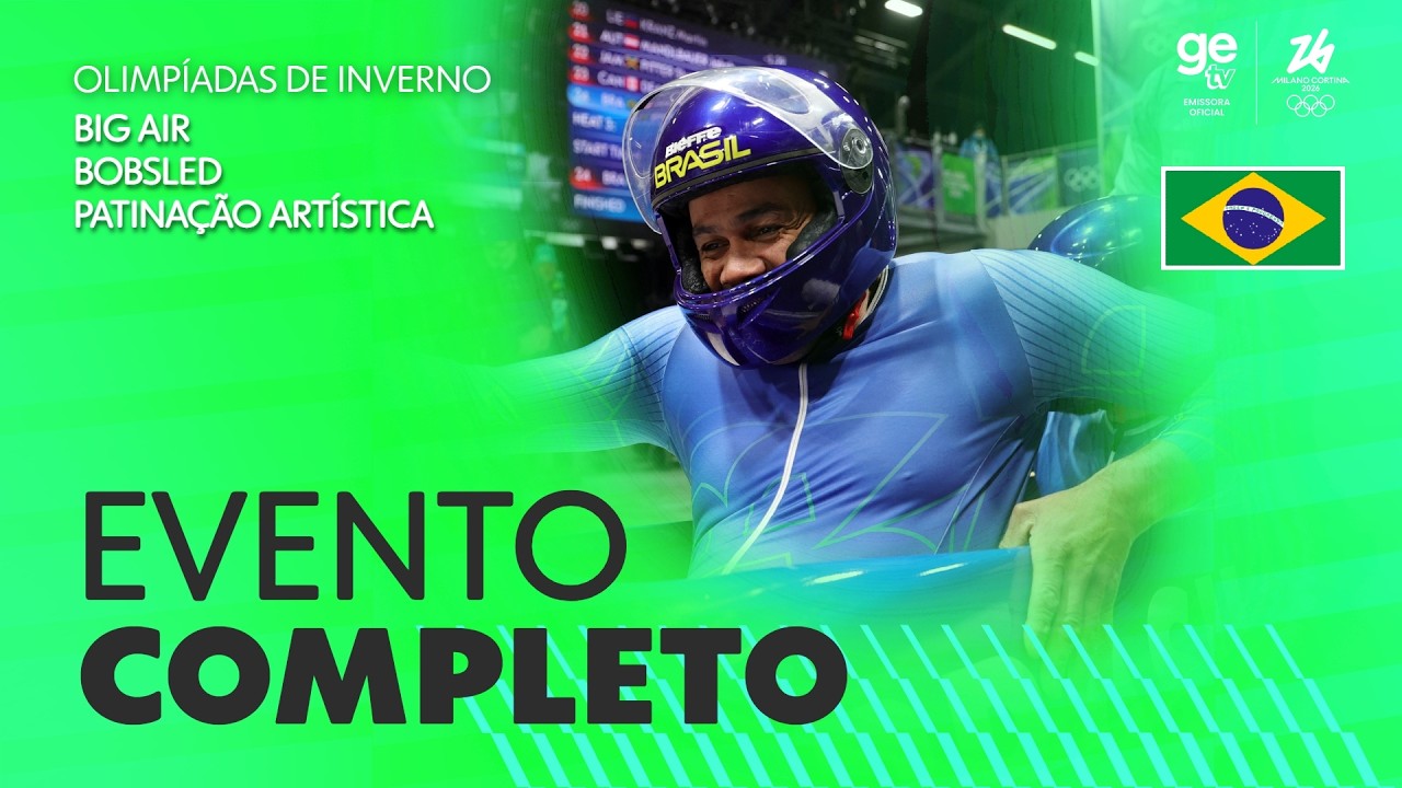 TELA FRIA: BOBSLED, ESQUI BIG AIR E PATINAÇÃO ARTÍSTICA | OLIMPÍADAS DE INVERNO 2026 | ge tv