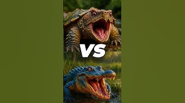 Snapping Turtle VS Alligator #shorts