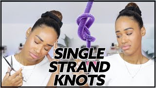 I HATE single-strand &quot;fairy&quot; knots! How I get rid of them