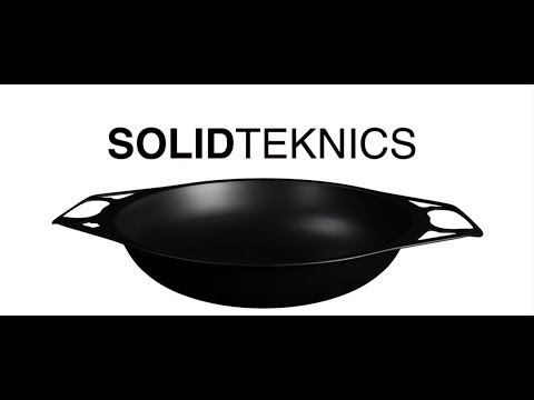 Solidteknics™ US-ION™ 13" Dual Handle Light Iron Wok - YouTube