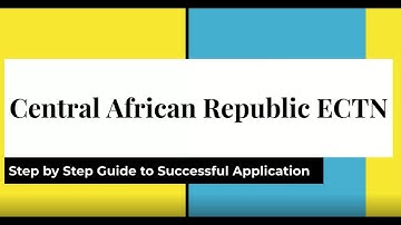 Central African Republic ECTN Certificate Detailed Explanation