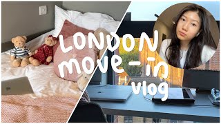 ✈ london uni move in vlog | uni halls