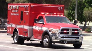 LAFD Rescue 58 (Reserve) Responding