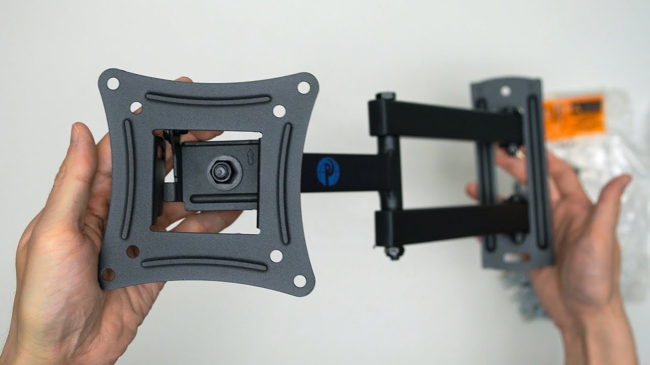 Pipishell Full Motion TV Monitor Wall Mount Unboxing YouTube