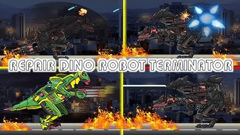 Repair Dino Robot - Terminator T-REX  Full Game Play |Y8.com - Newbie Gaming