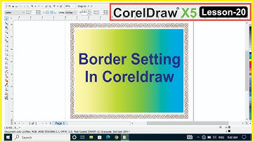 Learn Coreldraw in Hindi tutorial 20 contour tool & Make border in Coreldraw.