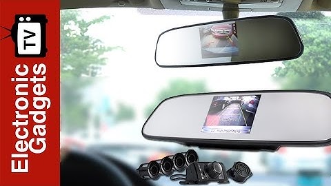 Complete Car Reversing Kit - Rear View Camera + Parking Sensor + Rear View Mirror