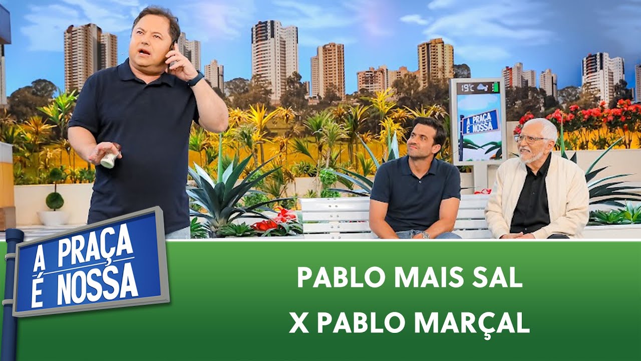 Polêmico encontro entre Pablo Mais Sal e Pablo Marçal | A Praça É Nossa (04/04/24)