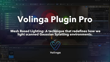 Light scanned Gaussian Splatting environments in Unreal Engine with Volinga