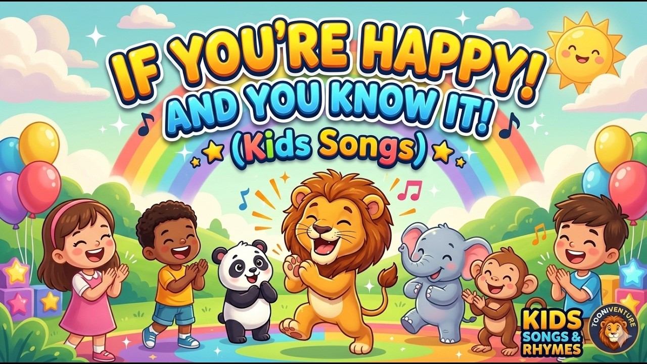If You’re Happy And You Know It | Kids Songs | Tooni venture - YouTube