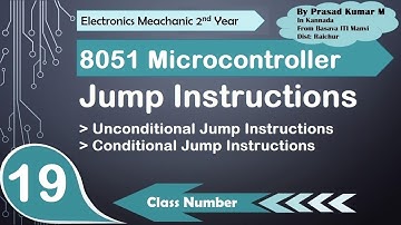 Jump Instructions| 8051 Microcontroller Part-19| Trade Theory| EM 2nd Year| Basava ITI Manvi