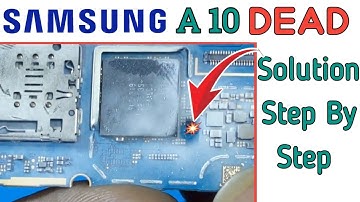 Samsung a10 dead short solution||Samsung a10 dead solution