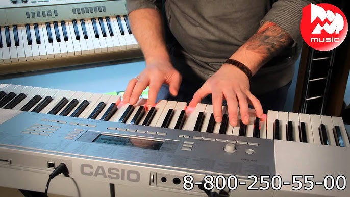 lommetørklæde boble voldgrav Casio LK-280 keyboard How to download and Configure Midi files for lesson  playback - YouTube