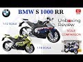Unboxing BMW S1000RR 1/12 and 1/18 Scale diecast bikes by Maisto - Dnation